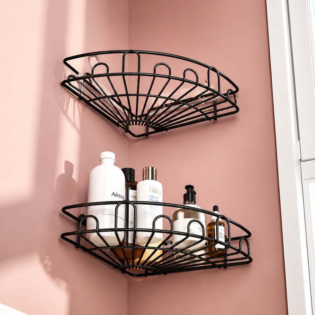 Corner Wall Bathroom & Kitchen Organizer