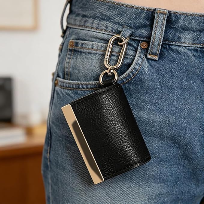 Foldable Tote Bag with Keychain