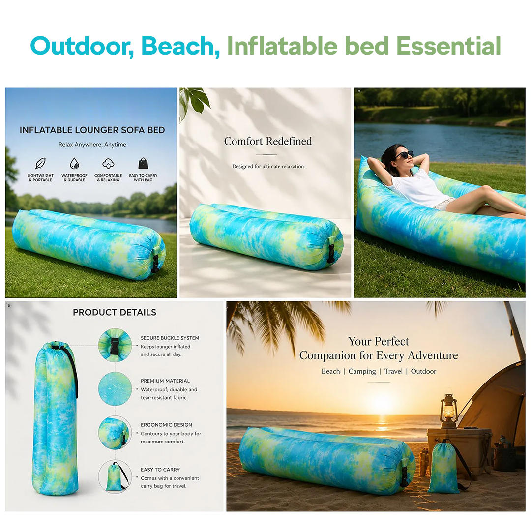 Inflatable Lounger Sofa Bed
