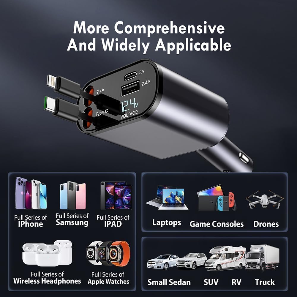 4 IN ONE CAR CHARGER