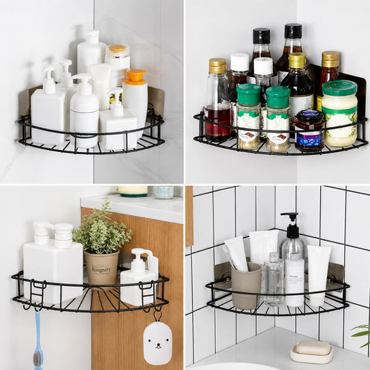 Corner Wall Bathroom & Kitchen Organizer