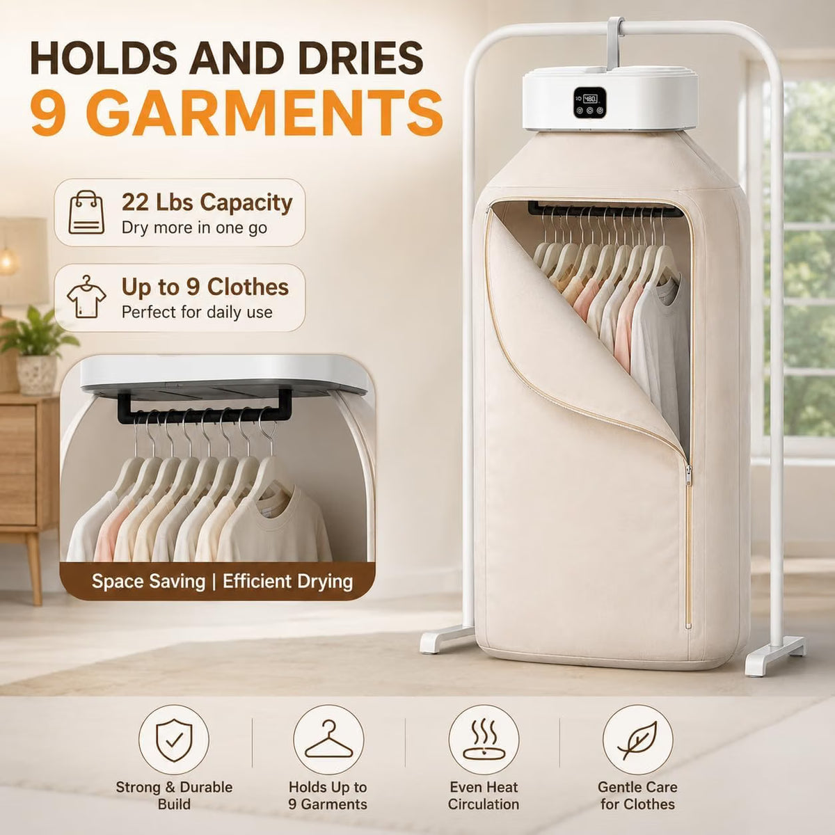 Portable Electric Cloth Dryer