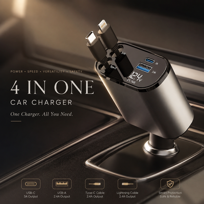 4 IN ONE CAR CHARGER