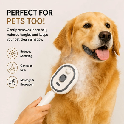 Handheld Steam Hair Brush Comb