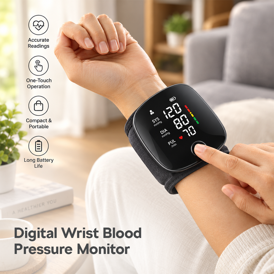 Digital Wrist Blood Pressure Monitor