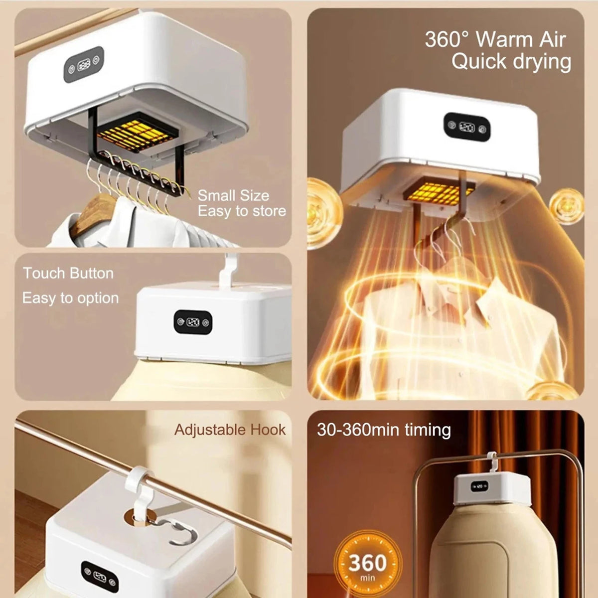 Portable Electric Cloth Dryer
